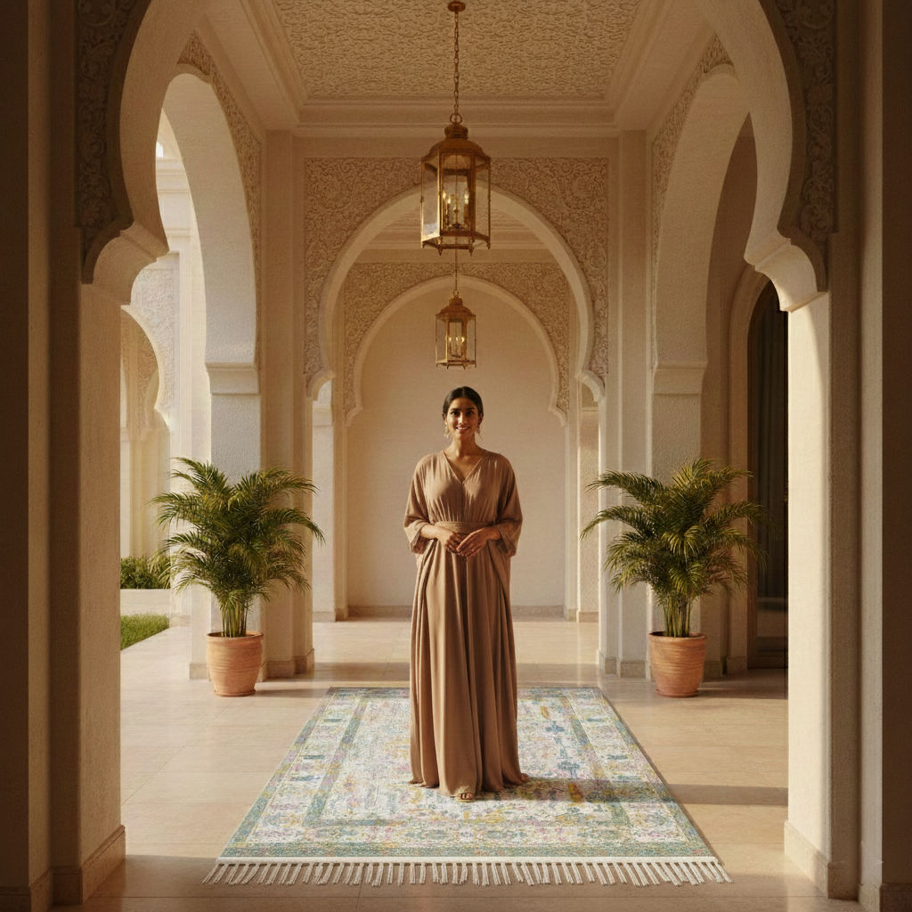 ORANELIS - Hand Knotted Oushak Carpet